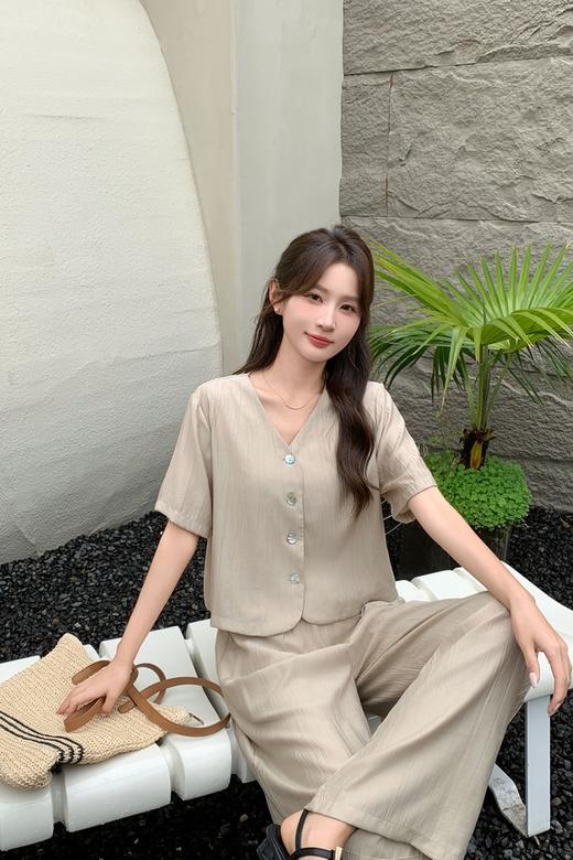 ESTELLICA 轻熟风简约大方高腰套装 20615 商品图2