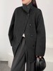 【YW】无忧购“”赫本风双面羊毛大衣高级感小个子立领毛呢外套6626（截单后3-5天发货） 商品缩略图1