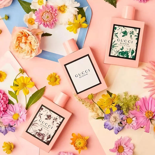 【年终限时大促】【保税仓直发·全球购】GUCCI/古驰 BLOOM花悦女士香水礼盒 Q香5ml 5件套香水礼盒 商品图2