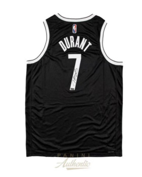 杜兰特篮网队签名球衣