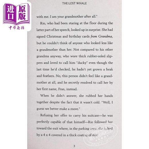 预售 【中商原版】最后的鲸鱼 The Lost Whale 英文原版 儿童动物冒险故事 进口儿童读物 8-12岁 插图儿童小说 最后的熊作者新作 商品图2