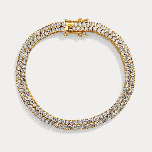 订购8周到｜Lili Claspe-Rosaline-金色 锆石 手链［美国设计师］ 商品图1