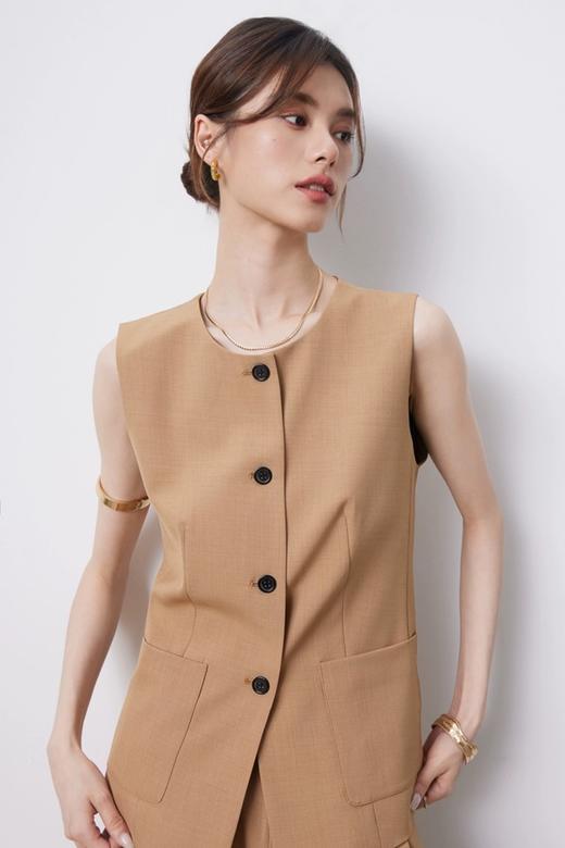 ESTELLICA 通勤无袖简约气质套装 20828 商品图1