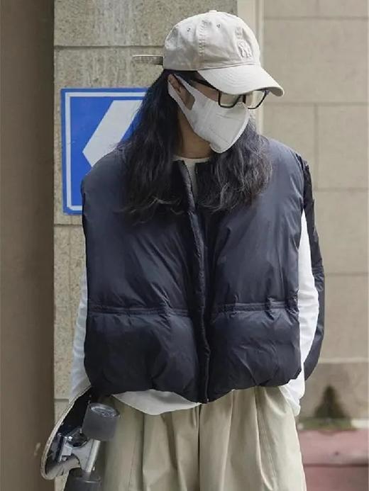 【YW】无忧购“”南瓜羽绒马甲茧型藏肉无袖圆领面包服6239(截单后3-5天发货） 商品图3