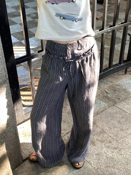 浮生八记/25B101/休闲裤女双腰头西装裤 商品图2