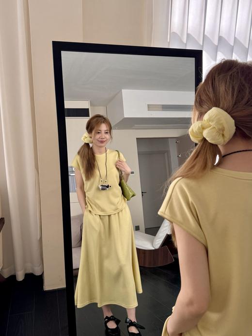 ✨ 法式优雅，轻盈一夏！【定制小飞袖长裙套装来啦】 ✨小飞袖： 遮手臂拜拜肉，显瘦小心机！ 长裙： 优雅飘逸，行走间自带仙气！ 商品图8