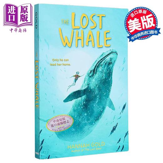 预售 【中商原版】最后的鲸鱼 The Lost Whale 英文原版 儿童动物冒险故事 进口儿童读物 8-12岁 插图儿童小说 最后的熊作者新作 商品图0