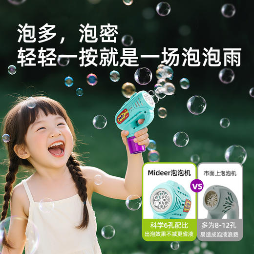 【云优选 】mideer弥鹿儿童缤纷泡泡机宝宝手持便携吹泡泡枪补充液全自动玩具 商品图1