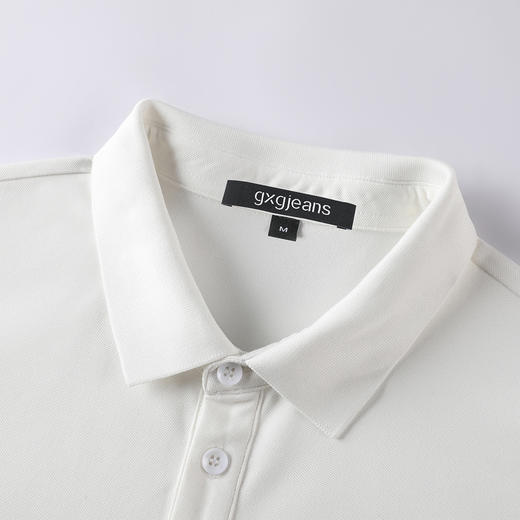 gxgjeans【含桑蚕丝】凉感短袖POLO衫25夏款商务休闲百搭男士上衣K&C 商品图8