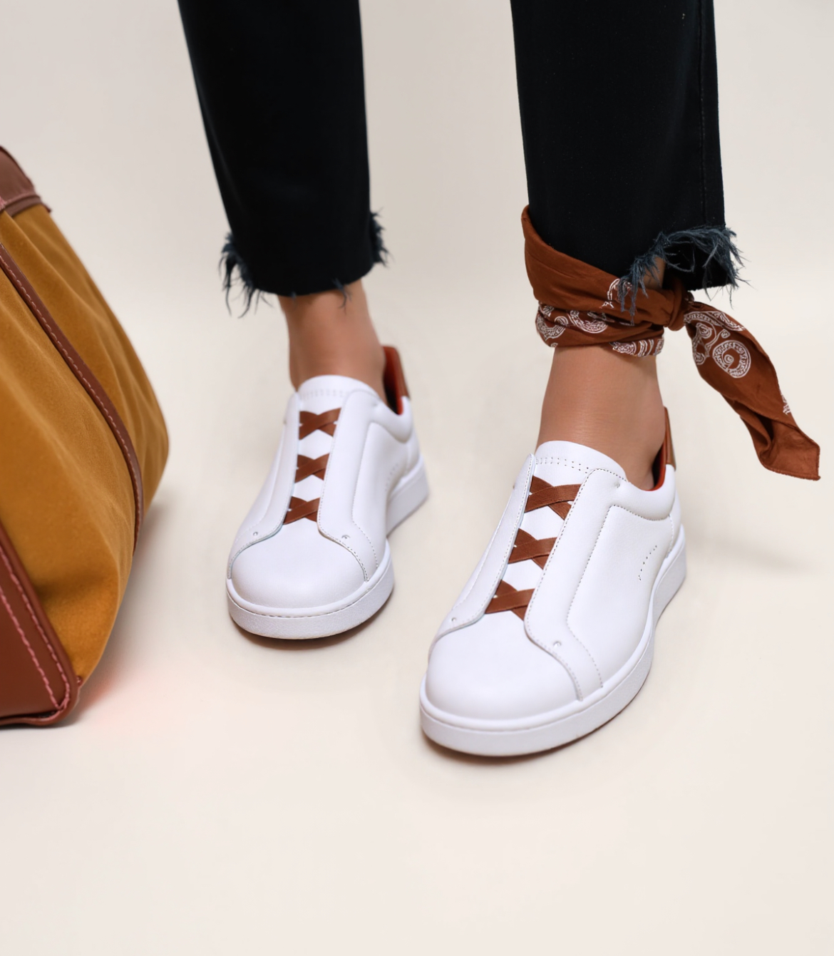 【响午精选】响午纳帕牛皮免系带休闲鞋男女同款