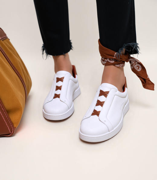 响午纳帕牛皮免系带休闲鞋男女同款【HZ】 商品图0