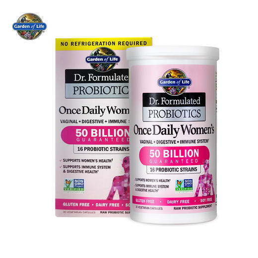 【含税】Garden of Life生命花园女士每日益生菌胶囊30粒 商品图9