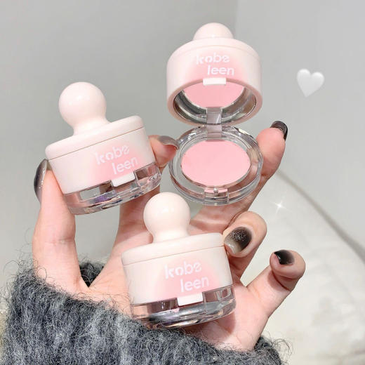 【早8伪素颜好气色不能没有它】罐罐元气腮红泥低饱和提气色丝绒哑光雾面女胭脂跨境彩妆。ry 商品图1