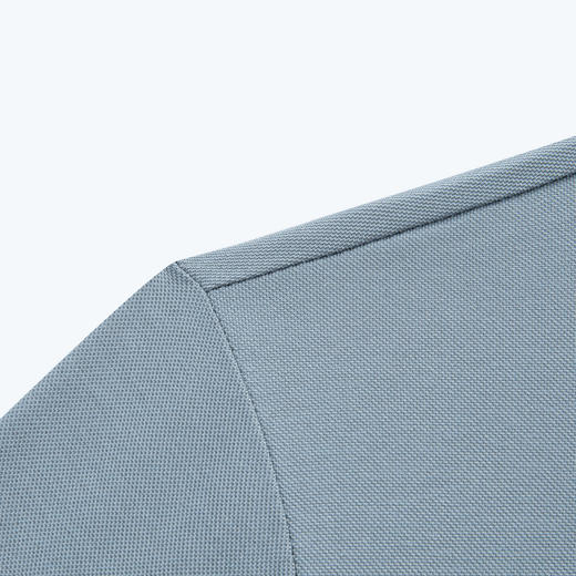 圣得西撞色翻领polo衫男2025春季新款亲肤柔软纯色易搭长袖t恤 商品图11