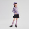 笛莎Deesha 童装女童外套2025秋新款女童条纹针织衫连帽外套 商品缩略图2