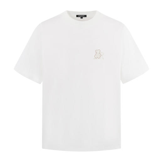 gxgjeans【100%棉】25夏款宽松百搭印花短袖230克重磅T恤男K&C 商品图2