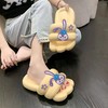 【敲可爱】踩屎感拖鞋女新款室内居家可爱卡通厚底夏季情侣可外穿防滑凉拖男。ry 商品缩略图0