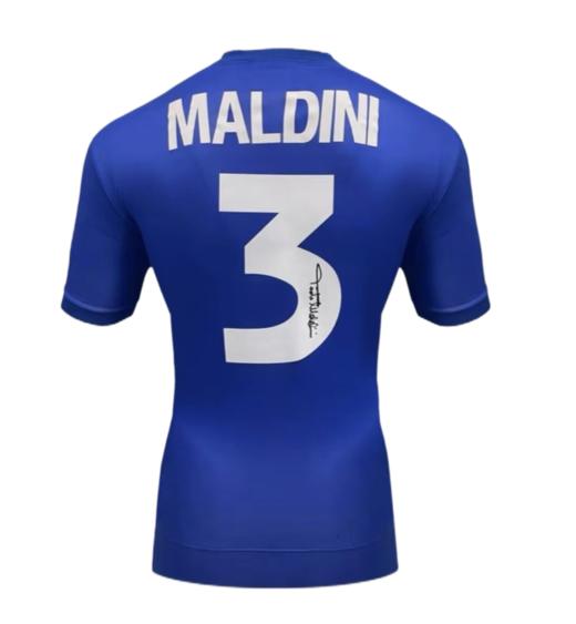 保罗马尔蒂尼亲签意大利1998-1999赛季元年主场球衣 商品图0