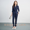 【西服+西裤】罗蒙女士纯色职业西服套装舒适通勤时尚两件套女百搭 商品缩略图8