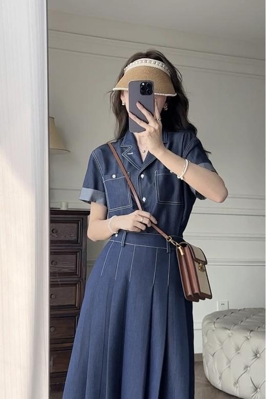 HAYES 复古休闲牛仔套装裙 20830 商品图7