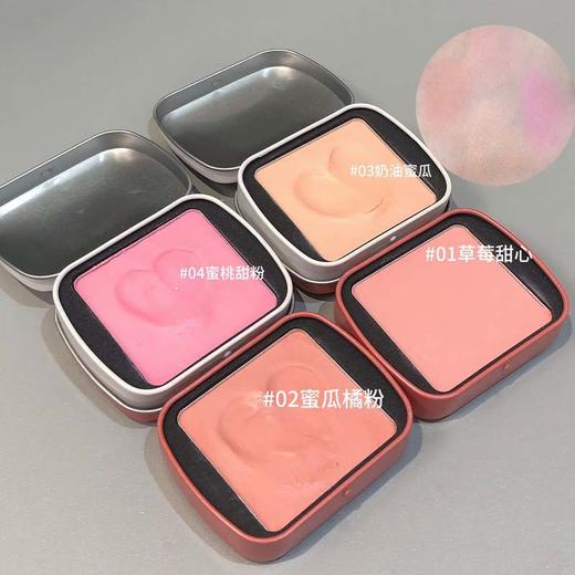 【一膏全妆！还原天生好气色】细腻顺滑绵绵腮红膏哑光土豆泥自然裸装学生党嫩妹腮红。ry 商品图2