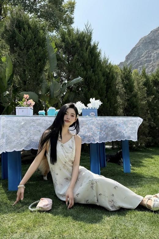 SUMMER & SAGE 盐系竹子印花吊带连衣裙 20555 商品图3