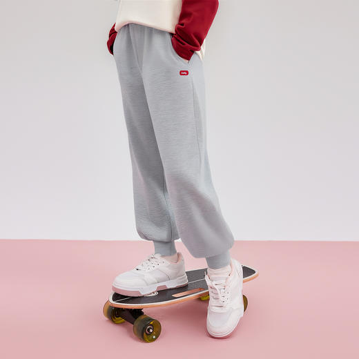 笛莎Deesha 童装女童裤子2025秋新款女童基础宽松束脚裤 商品图1