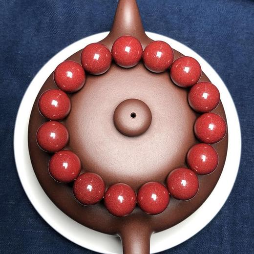 请先量好手围选规格，男款 紫砂手链 14mm 饰品美物 商品图2