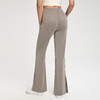 跃牌【倚窗听雨】Athena lulu 砂洗罗纹瑜伽裤女莫代尔宽松垂感阔腿裤运动健身长裤CK113 商品缩略图2