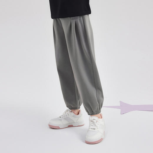 笛莎Deesha 童装女童裤子2025秋新款女童宽松针织束脚裤 商品图1