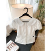 <曾小咸推荐>3.30现货秒杀 ！微信超特价！韩系娃娃领泡泡袖衬衫 日常169.99 立减80 秒杀89.99！！ 商品缩略图1