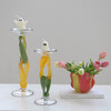 厂家创意批发北欧风玻璃烛台婚庆礼品餐桌家居酒店样板间装饰摆件 商品缩略图1