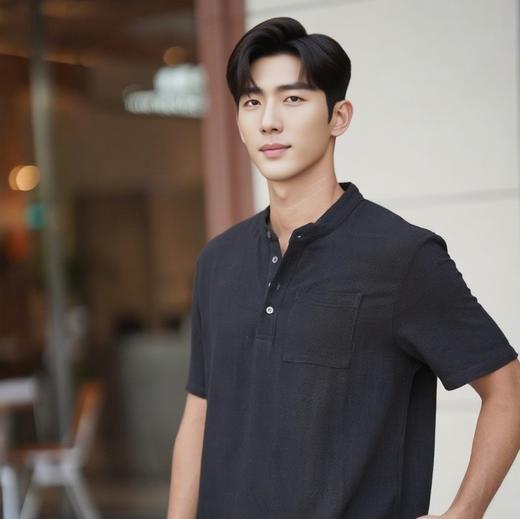 HERACHOLE 男士亚麻短袖衬衫&裤子，高级慵懒，亚麻材质，透气清凉，另搭配亚麻长裤、短裤【G】 商品图0