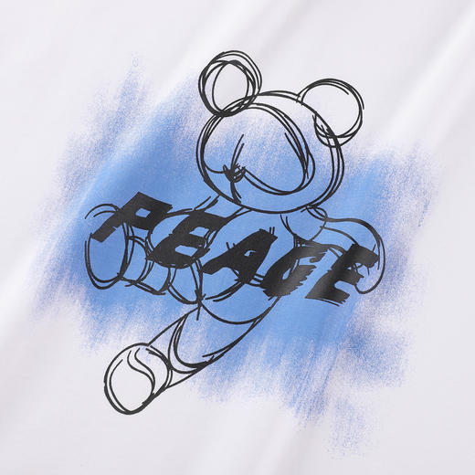 gxgjeans【透气亲肤】全棉短袖25夏款户外运动休闲简约百搭青少年T恤K&C 商品图5