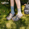 预售|Safiya/索菲娅2025时尚烫钻绣花百搭复古外穿包头休闲勃肯拖鞋SFD3110083 商品缩略图5