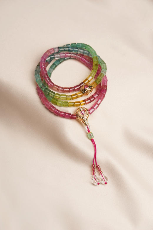 砚宝藏宝之作·108碧玺珠串 商品图10