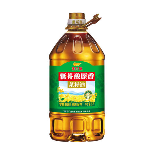 金龙鱼 低芥酸原香菜籽油5L 商品图0