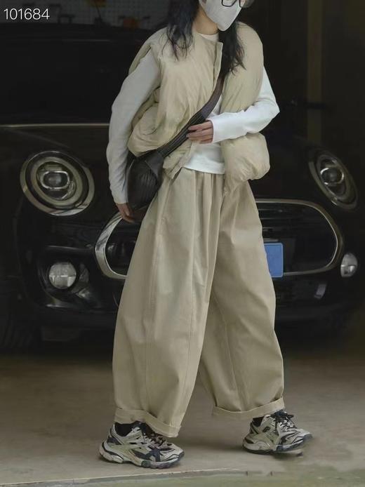 【YW】无忧购“”南瓜羽绒马甲茧型藏肉无袖圆领面包服6239(截单后3-5天发货） 商品图2