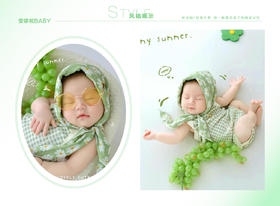 【双12大促】129元安哆啦萌宝摄影，新生儿照/满月照/百天照/周岁照，0-1岁宝宝可拍