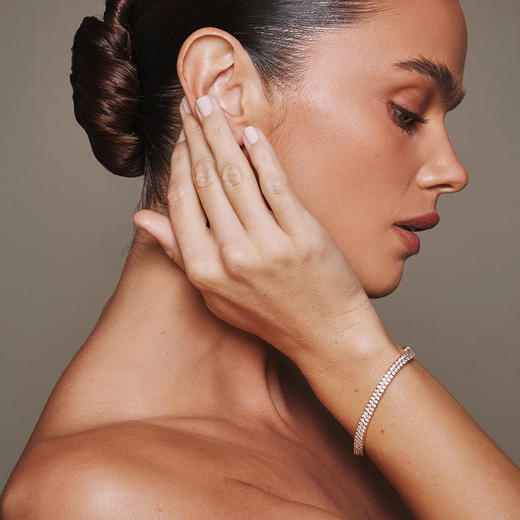 订购8周到｜Lili Claspe-Rosaline-金色 锆石 手链［美国设计师］ 商品图0