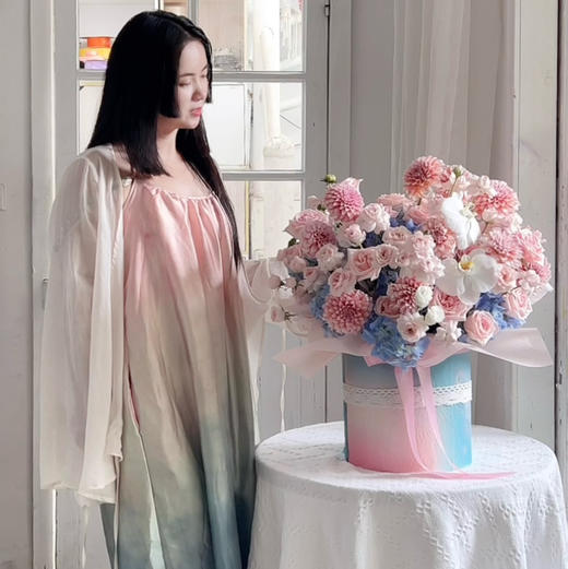 《似水流年》奶油桃子绣球仙子之吻粉荔枝抱抱桶 商品图6