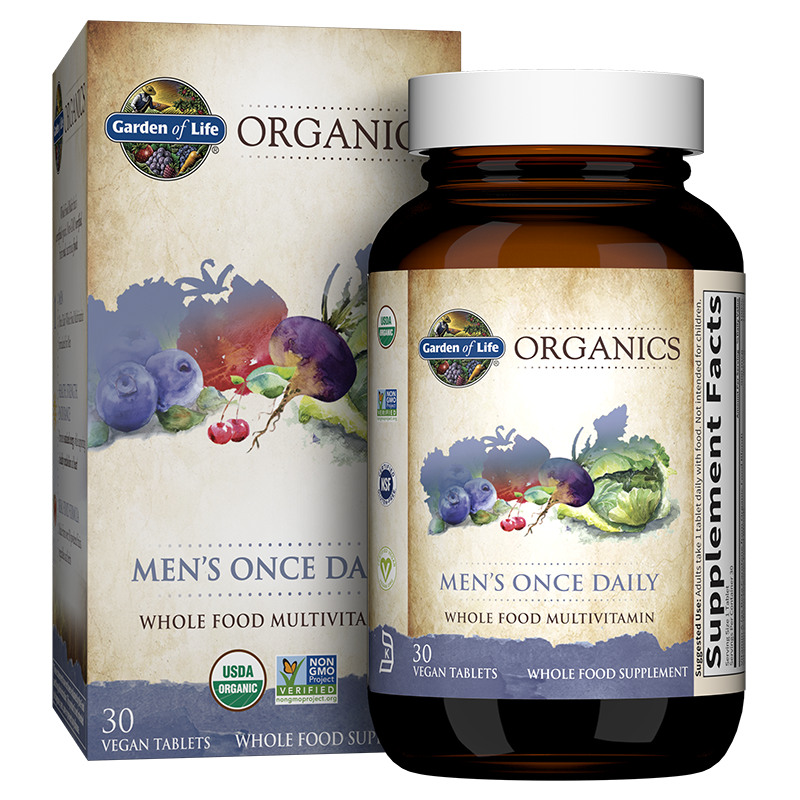 【含税】Garden of Life生命花园mykind男士每日营养多种维生素片30片
