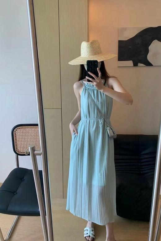 SUMMER & SAGE 海边度假挂脖连衣裙 20660 商品图0