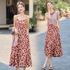 气质减龄时尚碎花吊带连衣裙2025新款设计感防晒罩衫两件套YLFS9006 商品缩略图1