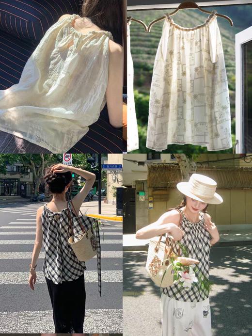 浮生八记/25B097/三色手工编织挂脖吊带 商品图2