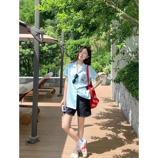 【149元任选2件】最后一波现货！樱桃刺绣衬衫 商品图3