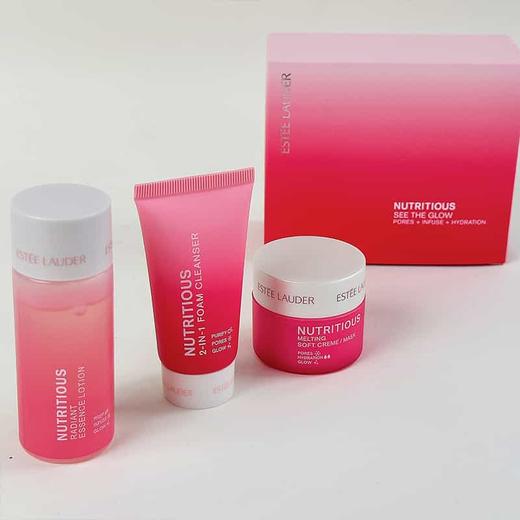 雅诗兰黛红石榴旅行套装小样三件套 （精华水30ml+洁面30ml+面霜15ml） 一般贸易 商品图2