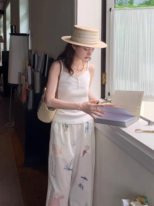 浮生八记/25B099/U型领三粒扣三色吊带 商品图4