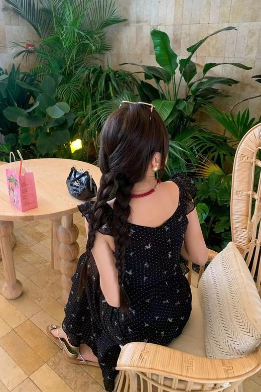 ANSUABEL 法式茶歇碎花修身连衣裙 20621 商品图6