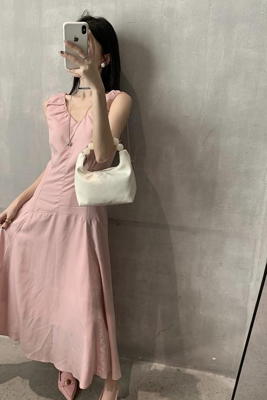 SUMMER & SAGE 法式V领收腰连衣裙 20632 商品图3